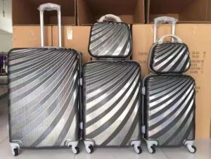 China Premium New Design Abs Suitcase Luggage Travel Spinner Wheel Luggage Set Custom Brand Travelling Suit Case Luggage Sets wholesale