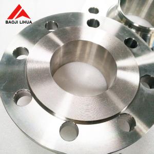 China Flat Face Weld Neck Flange , Forged Chemical Industry Titanium Flange wholesale