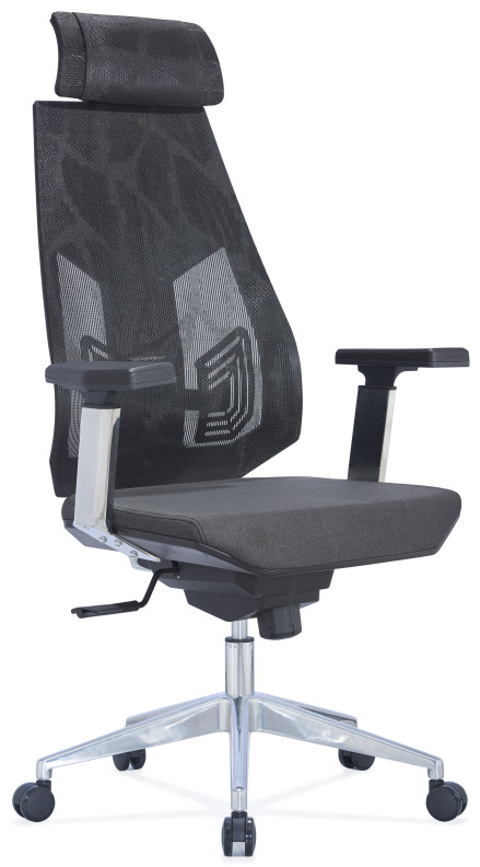Nylon Mesh Back Task Chair , 90-135 Degree Executive Mesh Office Chair