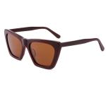 Cat Eye sun blocking sunglasses Vintage Narrow Square Eyeglasses Acetate Frame