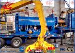 Mobile Metal Baler Logger Hydraulic Scrap Steel Baling Press With Trailer Remote