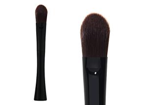China Full Black Concealer Blending Brush 40mm Goat Hair 55mm Handle No Irritate wholesale
