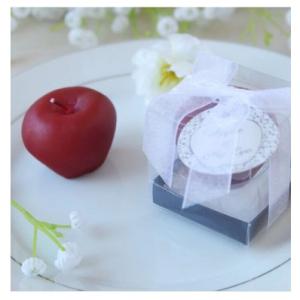 China New creative promotion gift product wedding gift festival apple party candle wholesale