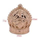 Gold Crown Zinc Alloy Perfume Bottle Caps Magnetic For Decorative Perfume