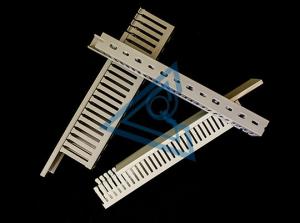 China Gray PVC Single Row Hole Plastic Wiring Ducts CE Certification wholesale