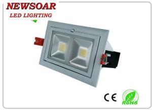 China manufacture white+black 45mil COB bridgelux led luminaires led downlight wholesale