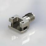 2.4-KHD RF Coaxial Cable Connectors DC-50G Flange Straight Through PCB 50 Ohm