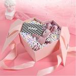 Rigid Gift Box Valentine's Day bow gift box gift box with top and bottom cover