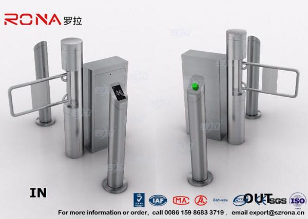 Quality Semi - Automatic Swing Barrier Gate Card Readers for Door Entry Pass System for sale