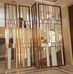 Home Decor Stainless Steel Metal Movable Decorative Room Dividers