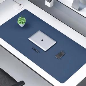 China Stock Products Private Mold Yes Pu Leather Desk Pad Protector Mouse Pad Office Desk Mat wholesale