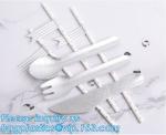paper folk, paper knife, paper spoon, paper straw, paper cultery, paper party
