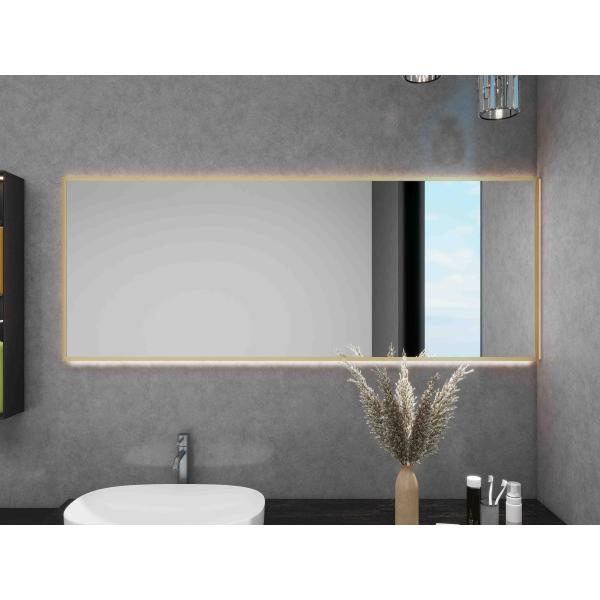 Custom LED Bathroom Mirror Light Fixture for Hotel Renovation Projects with Dimmable Touch Sensor and IP44 Waterproof Ratingality Settings
