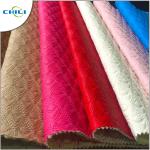 Washable Quilted Leather Fabric , Quilted Leather Upholstery Diamond Tuck