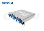 Fiber Optic Equipment 12CH MUX 1260-1620nm Fiber CWDM Cassette Module With LC