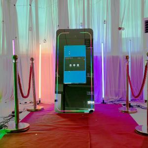 China Selfie Wedding Touch Screen Mirror Photo Booth Adjustable Light Frame wholesale