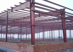 China Gable Frame Steel Structure Construction 60 X 40 X 8 M For Warehouse Frame on sale