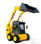 Road Maintenance Machinery Micro XT750 0.55m3 Bucket Skid Steer Loader