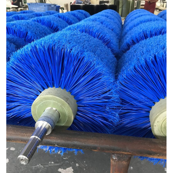 Automatic Computer Car Washer Wheel Hub Brush Roller with High/Low Fur Brush Stainless Steel