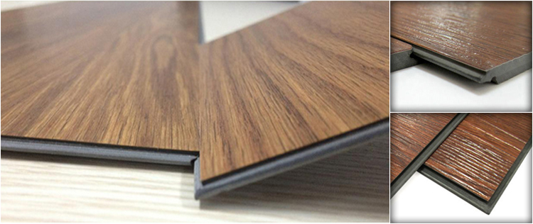 Indoor Hotel Click Vinyl Waterproof SPC Flooring Luxury WPC Plank 3.5mm in Rolls