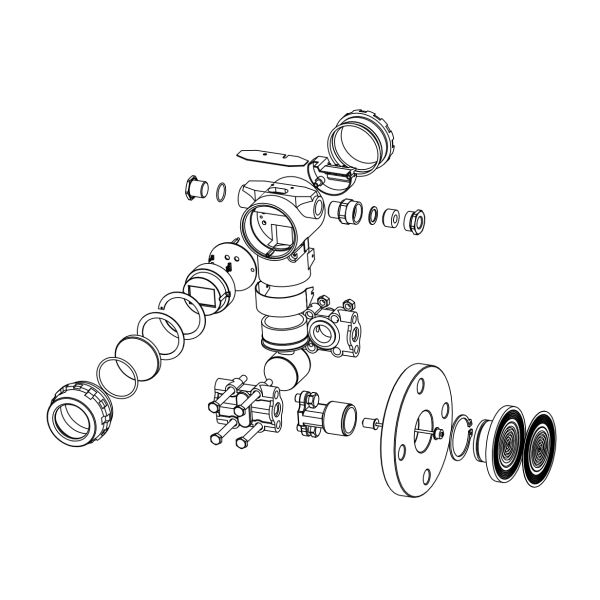 FRD FD3051S LT Single Flange Pressure Transmitter – Smart Diaphragm Level & Pressure Sensor