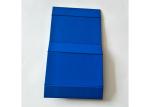 Pure Dark Blue Color Folding Gift Boxes For Clothes Apparel Packaging