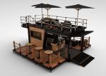 Topshaw Competitive Price Solution 15FT 10ft Black Color Prefabr Coffee