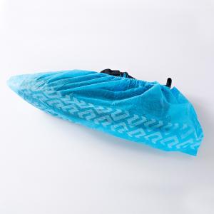 China Public Places Disposable Shoe Cover Ultra - Sonic Welding By Automatic Machine wholesale