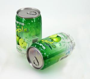 China Small Plastic / Aluminium beverage Cans 500ml , Shrink label wholesale