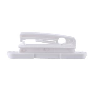 China impact resistant clip tape insulator with multi purpose 60mm poly tape running through for wood post electric fencing wholesale
