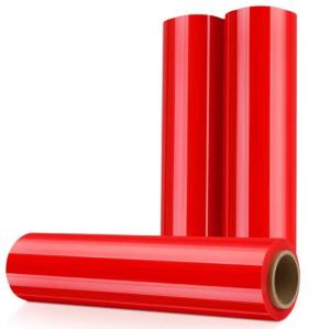 China Red Color 30 Micron LDPE Stretch Film Flexible Pallet Wrap Stretch Film wholesale