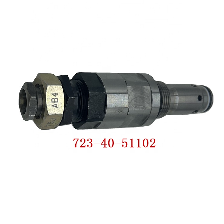Pressure Relief Valve for Construction Works Excavator PC200-6 and PC200-7 Excavator