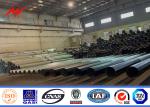 Hot Dip Galvanized Power Distribution Pole Electric Steel 35FT 40Ft