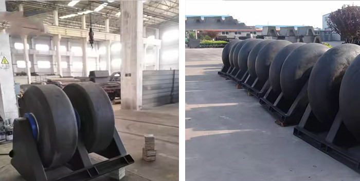 Dock Boat Roller Rubber Fender With Easy Installation Robust Resistance To Wear And Tear