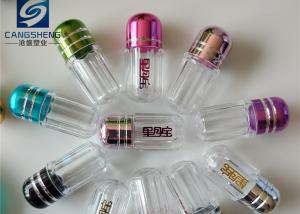 China Single Capsule Plastic Bottle With Metal Cap 5g ISO9001 wholesale