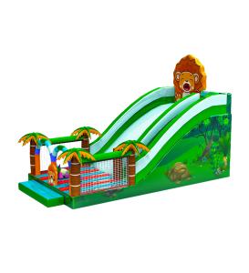 China Children Fun Park Inflatable Forest Palm Trees Slide For Rentals wholesale