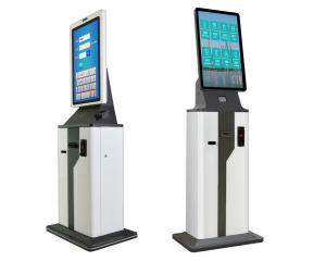 China Bank Bus Station Parking Lot Self Service Bill Payment Kiosk Machine Black Cabinet on sale