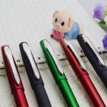 Gel pen,Promotional gel-ink pen with cap,black rubber gel-ink pen