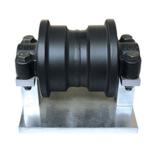 Black Heat Treated Undercarriage Rollers Long-Lasting