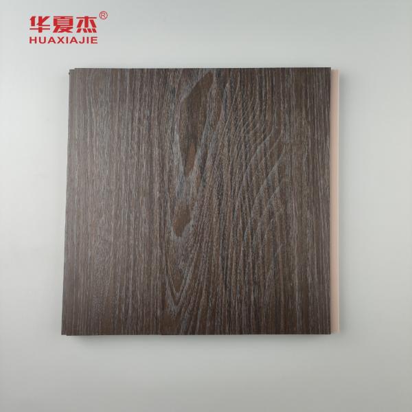 Wholesale Dark Wood Grain Pvc Wall Panel Moisture Proof Pvc Ceiling Panel Office