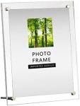 8.5'' X 11'' Modern Acrylic Photo Frame Free Standing Assembled With Metal Pegs