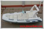 Durable 18 Foot Hard Bottom Inflatable Rib Boats 10 Person Inflatable Boat