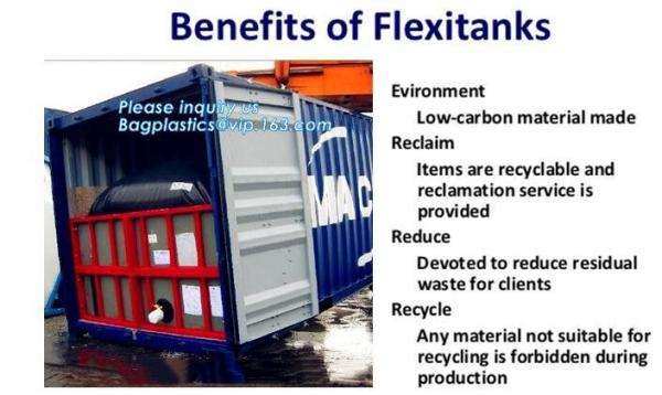 bulk liquid flexitank for oil/drinking water,1000L Cubic Type Liner Bag