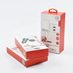 Delicate Custom Design Cable Wire Car Phone Charger Paper Packaging Box with