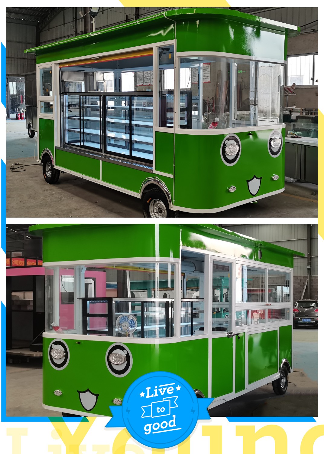 Customized 2023 Fast Food Snacks and Alcoholic Beverages Van Truck for End Customers
