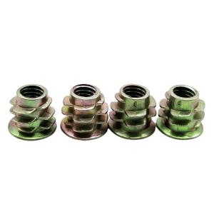 China Zinc Alloy Metal Thread Inserts For Wood Lock Nut M3 M4 M5 M6 M8 wholesale