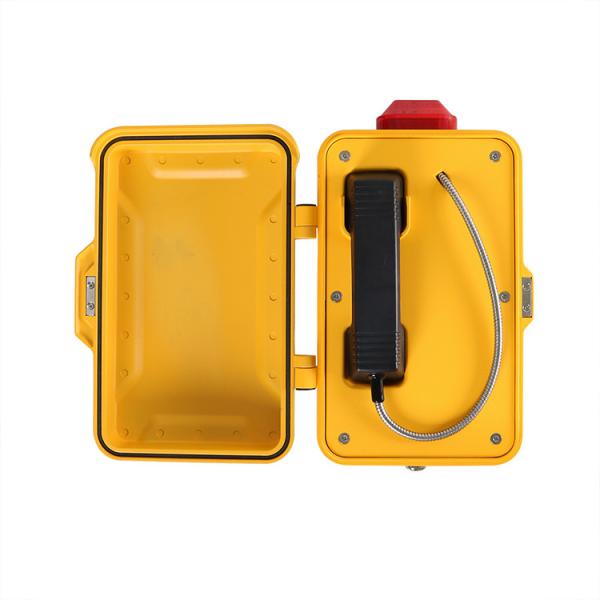 Ringdown Industrial Weather Resistant Telephone IP66-IP67 With Flashing Warning