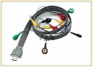 China Holter ECG Electrode Cable Snap Biocare IH-12 Plus Leads Superior Flexibility wholesale