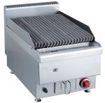 7.2KW Commercial Gas Lava Rock Grill Counter Top Western Kitchen Equipment