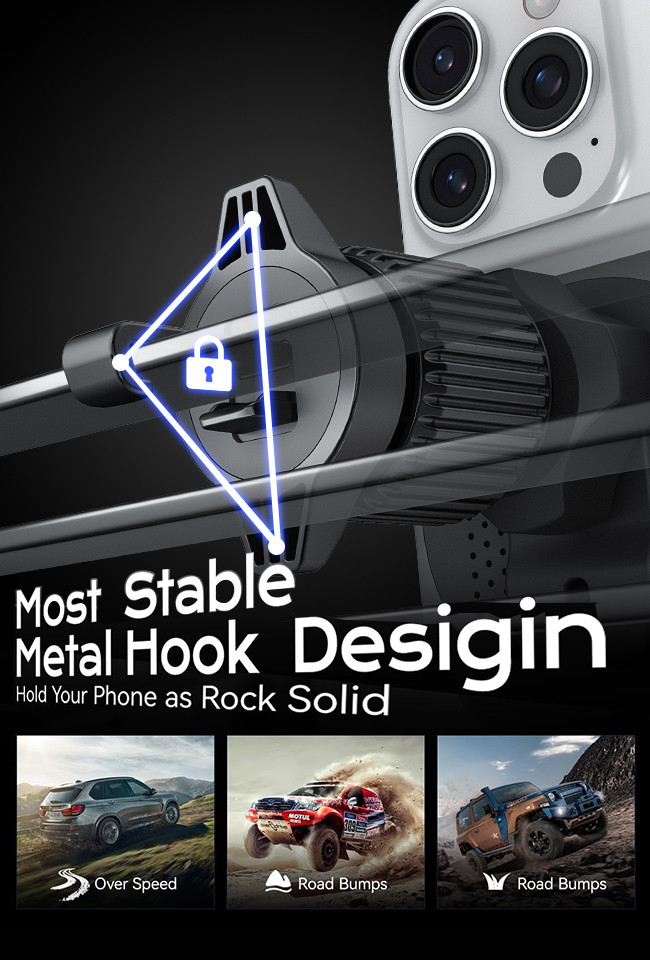 Iphone Car Charger A22 Charging And Music Combined Ambient Light Projection Central Control Car Magnetic Wireless Charger